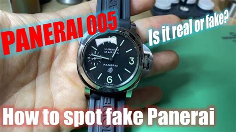 The inside of fake Panerai 005. How to spot fake watch (PAM005)